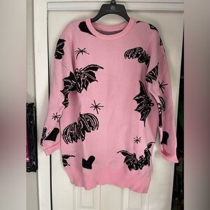 PINK BAT SWEATER